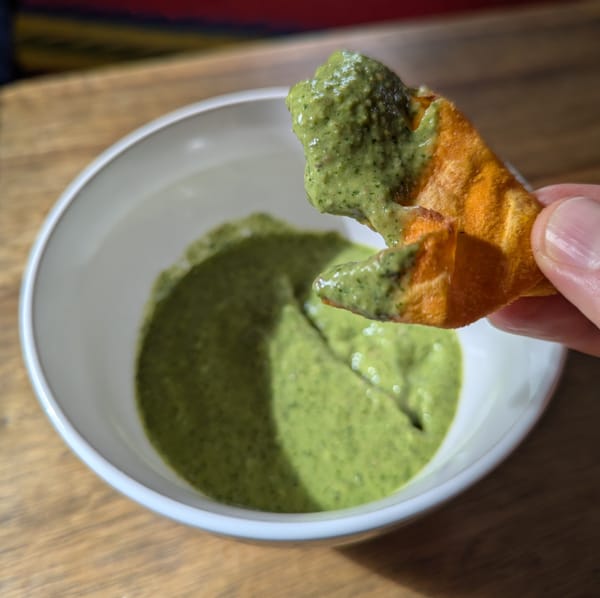 Cilantro Pistachio Sauce